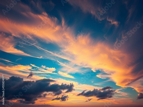 Obraz sunset in the sky