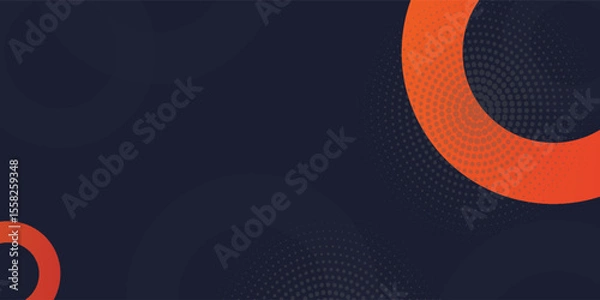 Obraz Abstract background for presentation design with dynamic geometric shapes design.