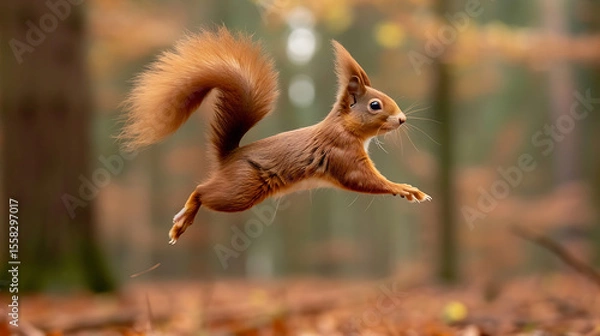 Obraz Eurasian red squirrel