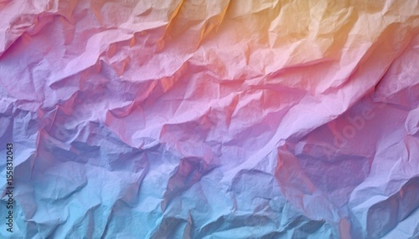 Fototapeta The texture of pastel paper little bit crumpled background 