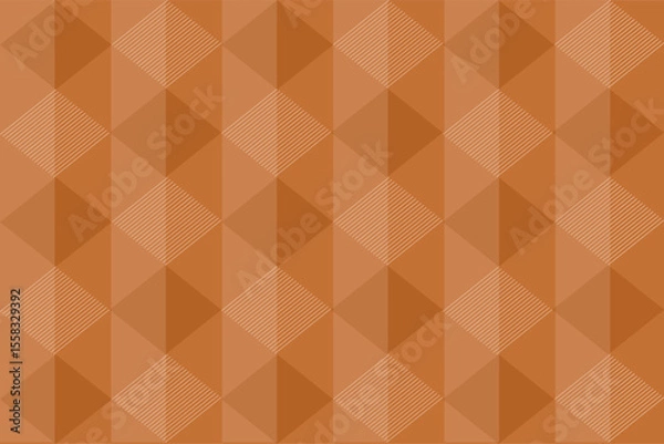 Obraz cozy brown argyle seamless patterns in warm tones. Perfect for autumn, Thanksgiving, or vintage-themed designs.