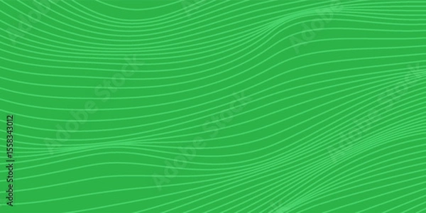 Obraz Abstract technology background with light effect. Glowing wave lines. Dynamic wave. Modern futuristic graphic design element. Motion concept.