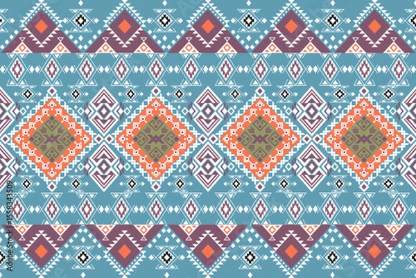 Fototapeta seamless knitted pattern