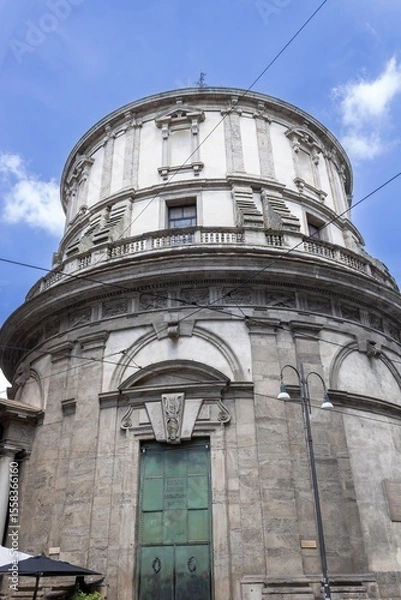 Obraz The Temple of San Sebastiano is a late-Renaissance- or Mannerist-style church in central Milan.