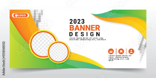 Obraz 7. Free vector modern set of colorful abstract banners