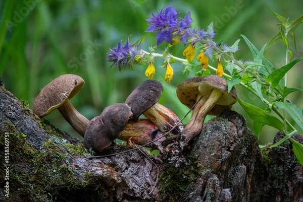 Fototapeta Forest mushrooms