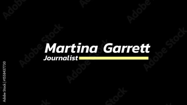 Fototapeta Lower Thirds 3