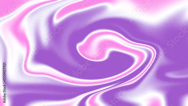 Obraz Gradient Abstract Fluid Swirl with Iridescent Colors