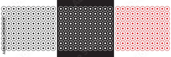 Fototapeta Line patterns .  decorative hatching backgrounds,. undulate squiggle simple backdrop stripes element repeated image clip art. Isolated on white and black background. EPS 10