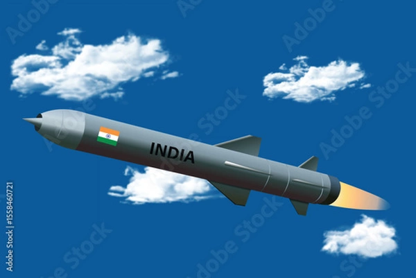 Fototapeta Missile vectors icon background concept. Vector illustration design