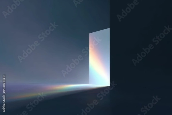 Fototapeta Close-up shot of thick paint of various bright colors flowing down and mixing together. Beautiful simple AI generated image