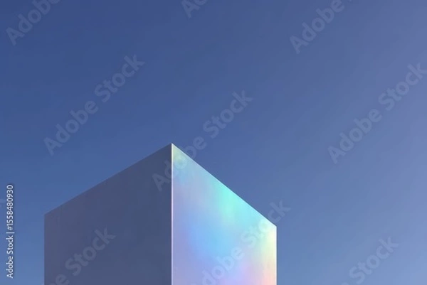 Fototapeta Close-up shot of thick paint of various bright colors flowing down and mixing together. Beautiful simple AI generated image