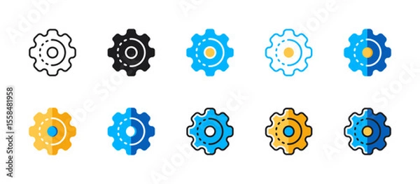 Obraz Progress icon symbolizing process development, business productivity, workflow efficiency, performance optimization, and operational improvements.