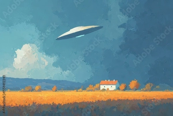 Fototapeta A cyberpunk-style portrait of a man with a digital face mask, glowing neon lines, and advanced robotic limbs . Beautiful simple AI generated image