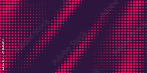 Fototapeta Stylish gradient pink dot circle halo background Line Vector Point form in diagonal angle. Eps10