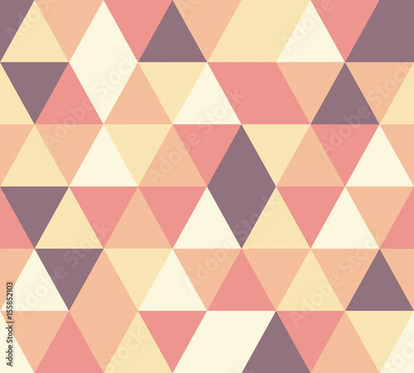 Fototapeta vector triangle seamless pattern