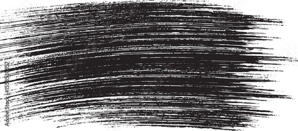 Fototapeta Abstract Black and White Brush Stroke Texture Background Swirling Lines Grunge Design Element Monochrome Paint Pattern Graphic Design Resource