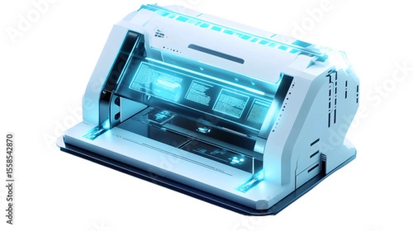 Fototapeta Digital Punch Machine