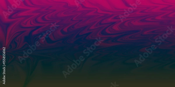 Fototapeta Abstract swirling waves of magenta and deep blue gradient background