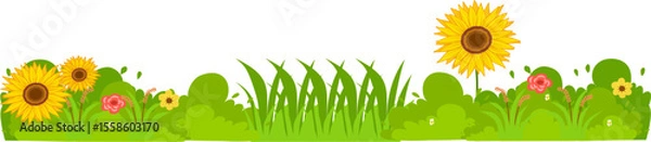 Obraz yard flower background