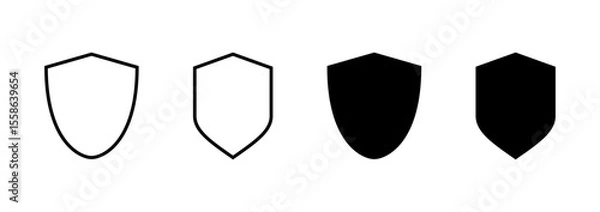 Obraz Shield icon vector. Protection icon. Security sign and symbol