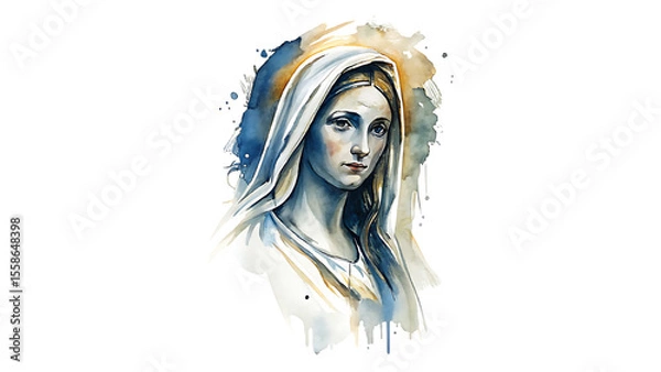 Fototapeta The Heavenly Assumption Illustrating Marys Journey To Eternal Peace