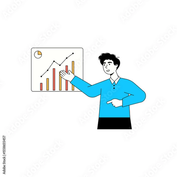 Obraz People Business Concept Illustration