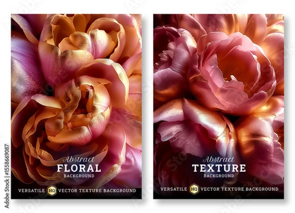Obraz Luxury colorful floral art cover design, wedding invitation template design, versatile vector background, brochure template, Luxury invitation card background, invitation, abstract background, cover