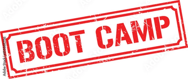Obraz Grunge stamp boot camp