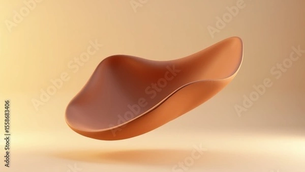 Fototapeta Creative 3d renders of Abstract futuristic sculptures.