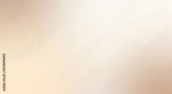 Fototapeta Subtle Beige and White Gradient Background Soft, Elegant Texture