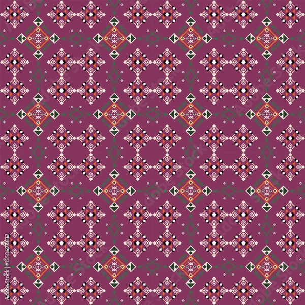 Fototapeta seamless floral pattern