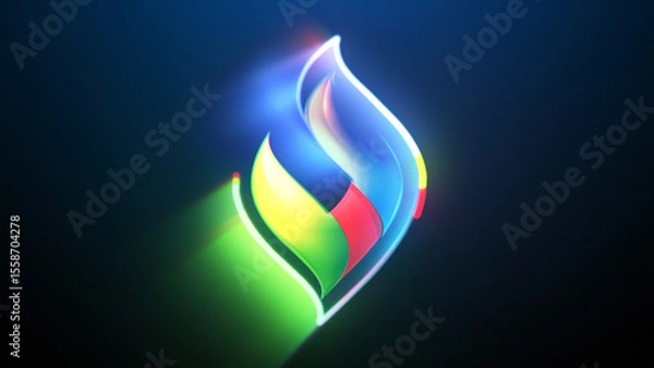 Obraz Simple Logo Reveal