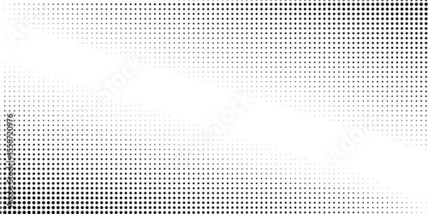 Obraz Halftone Dots Background. Grunge Distressed Overlay. Fade Abstract Pattern. Pop-art Texture. Vector illustration
