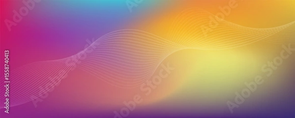 Fototapeta Abstract blurred gradient mesh background in bright Colorful smooth. Easy editable soft colored vector illustration, Suitable For Wallpaper, Banner, Background, Card, Book Illustration, landing page