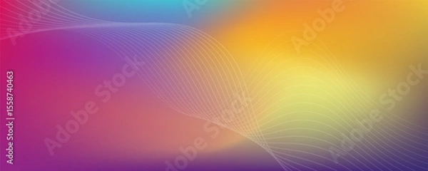Fototapeta Abstract blurred gradient mesh background in bright Colorful smooth. Easy editable soft colored vector illustration, Suitable For Wallpaper, Banner, Background, Card, Book Illustration, landing page