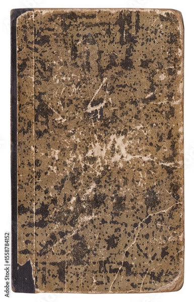 Obraz Vintage background of old book torn paper texture with scratches