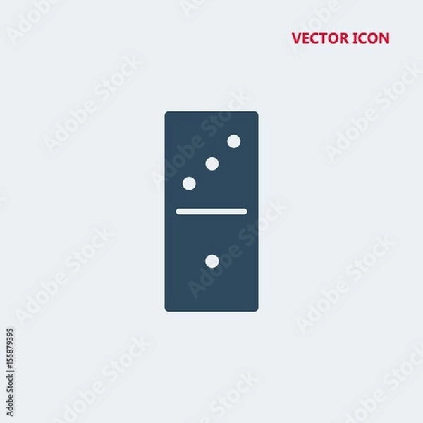 Obraz domino vector icon