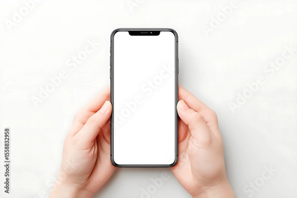 Obraz Modern Digital Device in Simple Clean Composition for Mockup Use