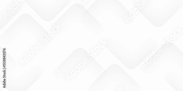 Obraz Abstract white Geometric banner design background.