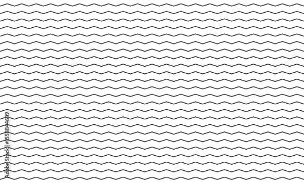 Obraz Wave line seamless pattern. Wavy thin stripes pattern