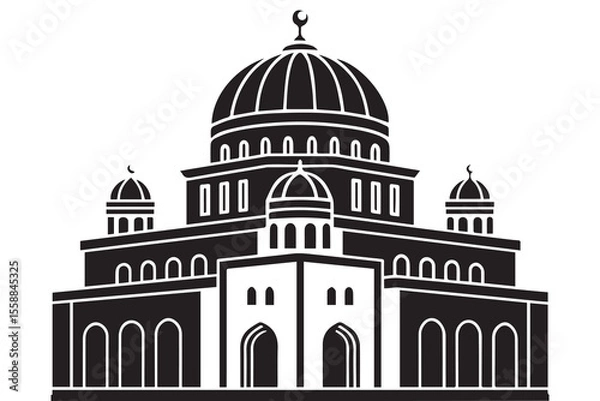 Fototapeta  home location vector icon
