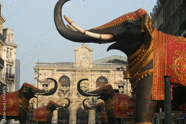 Obraz Lille 3000 słoni