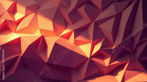 Fototapeta Geometric abstract shapes design