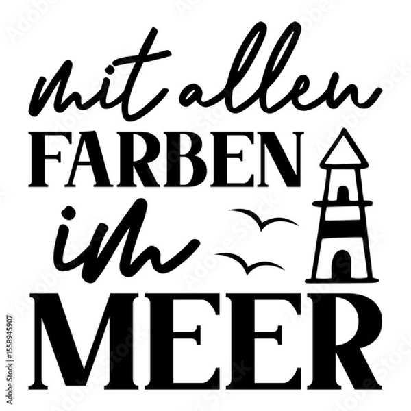 Obraz Mit Allen Farben Im Meer