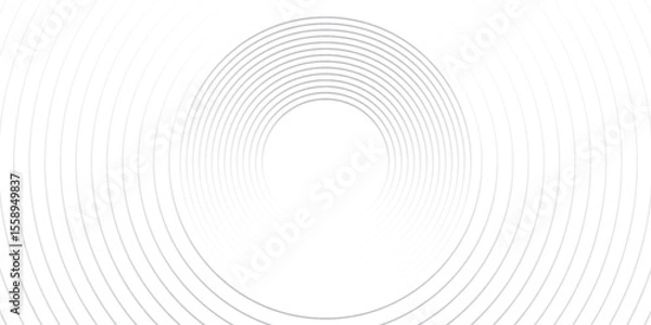 Fototapeta Abstract blue glowing geometric lines on dark blue background. Modern shiny blue circle lines pattern. Futuristic technology concept. Suit for cover, poster, banner, header, website.