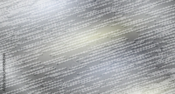 Obraz Abstract metallic background with diagonal shiny lines and smooth gradient. Perfect for industrial, technology, or modern design themes needing a clean and dynamic metal texture.
