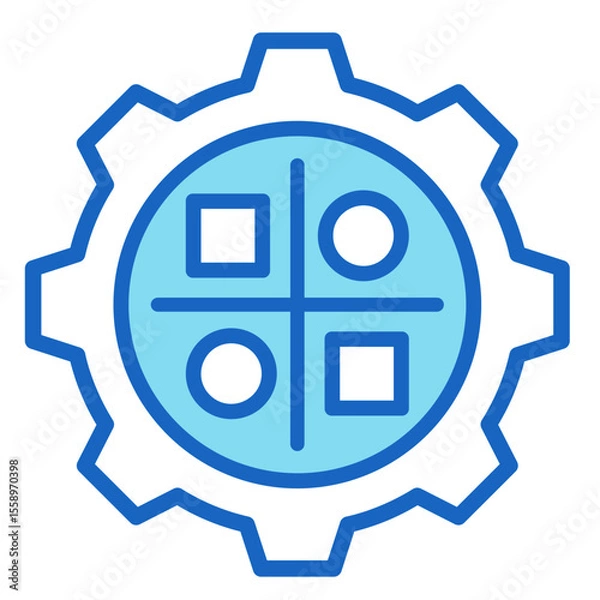 Fototapeta Decision Matrix  Icon Element For Design