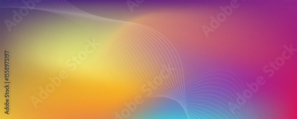 Fototapeta Abstract blurred gradient mesh background in bright Colorful smooth. Easy editable soft colored vector illustration, Suitable For Wallpaper, Banner, Background, Card, Book Illustration, landing page