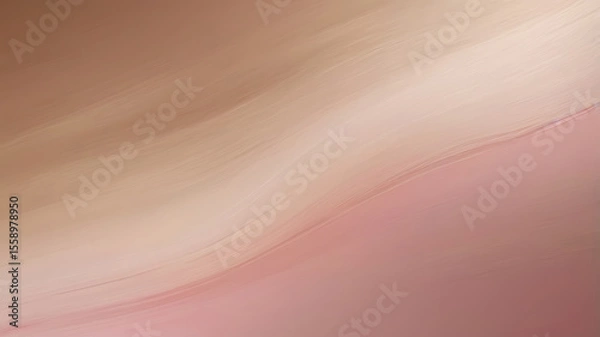 Fototapeta Soft blurred pastel gradient background in pink and beige tones, abstract smooth texture, ai